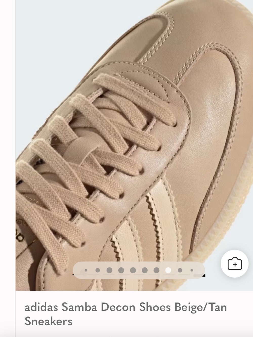 adidas Samba Decon Sneakers - Light Tan/Beige men’s 4/ women’s 5-Very Rare Color - Picture 7 of 14